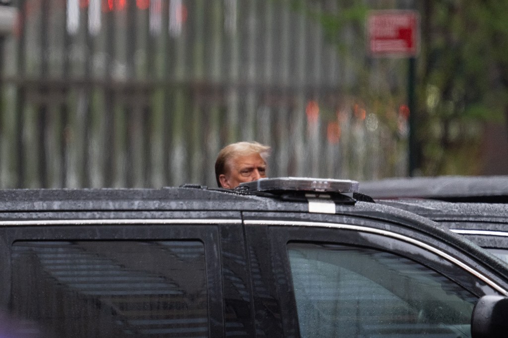 Donald Trump Arrives For Third Day Of Hush Money Trial After Posting Attack On Potential Jurors