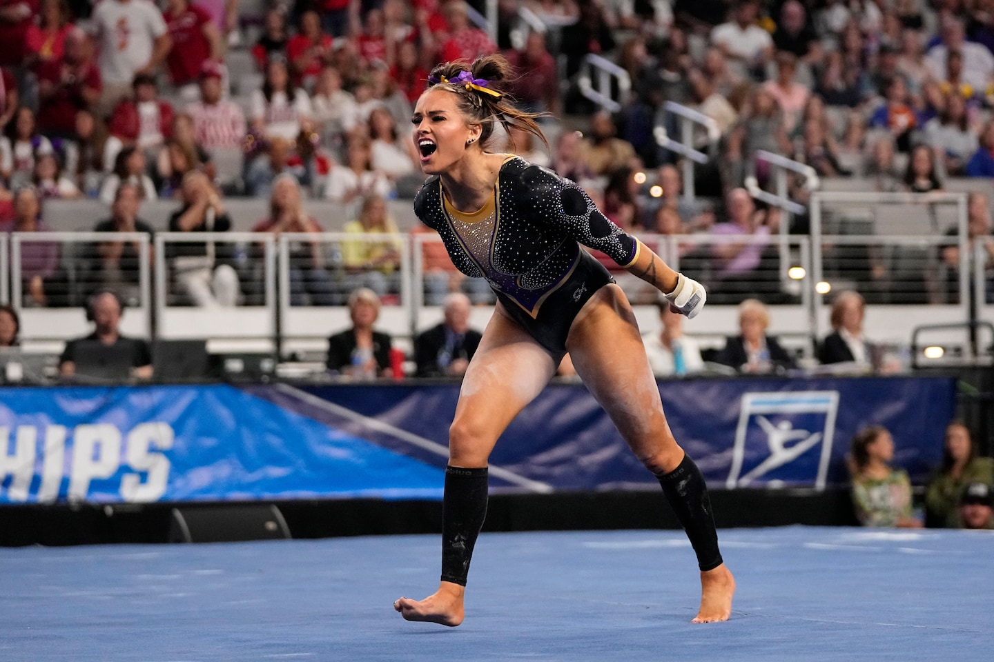 LSU’s gymnasts are stars online – and hunting their first NCAA title