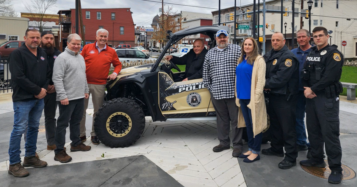 Famous Reading Outdoors Donates SXS to Minersville Police