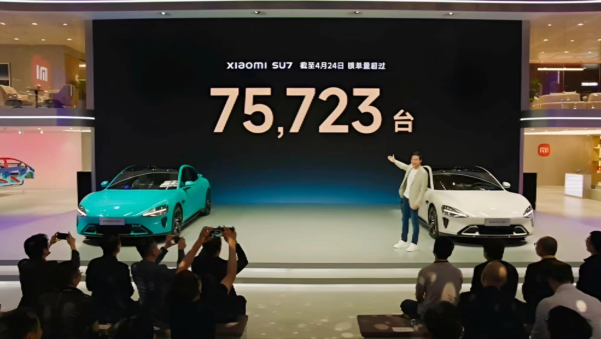 Xiaomi SU7’nin Lansmanından 28 Gün Sonra 75,723 Adet Satışla Dikkat Çekti (2024 Pekin Otomobil Fuarı)