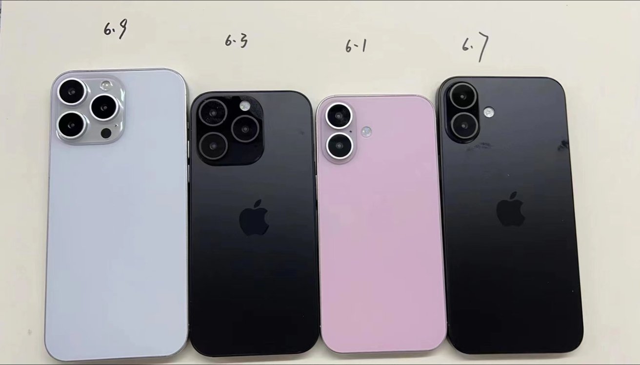 iPhone 16 modelleri muhtemelen farklı ekran boyutlarıyla gelecek